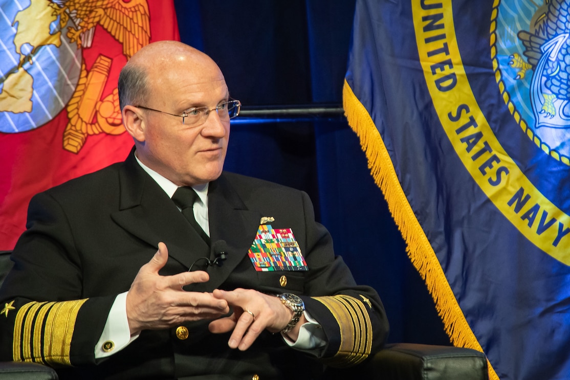 CNO participates in Sea Service Chiefs town hall panel discussion at WEST 2020