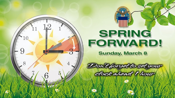 Daylight Saving Time Spring Forward This Sunday Defense Logistics Agency News Article View