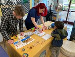 IMAGE: SPOTSYLVANIA, Va. (Feb. 29, 2020) – Science, technology, engineering, mathematics (STEM) mentors from Naval Surface Warfare Center Dahlgren Division (NSWCDD)  use Soma blocks to pique an elementary school student’s interest in STEM at the annual science, technology, engineering, mathematics (STEM) Summit hosted by Chancellor High School. They were among the NSWCDD leaders, scientists and engineers who joined a myriad of organizations to engage students with STEM technologies and demonstrations. (U.S. Navy photo/Released)