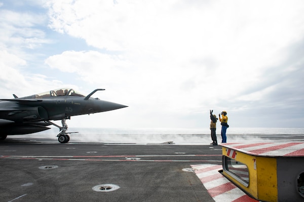 USS Dwight D. Eisenhower; Chales De Gualle; Dual Carrier Ops