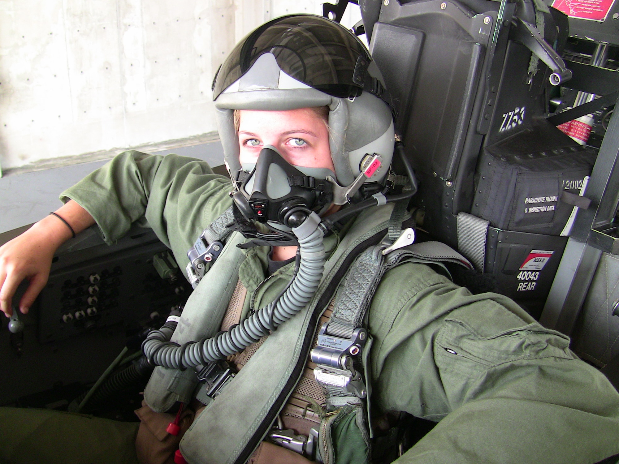 Photo of Capt. Kristin Wolfe prior to commissioning