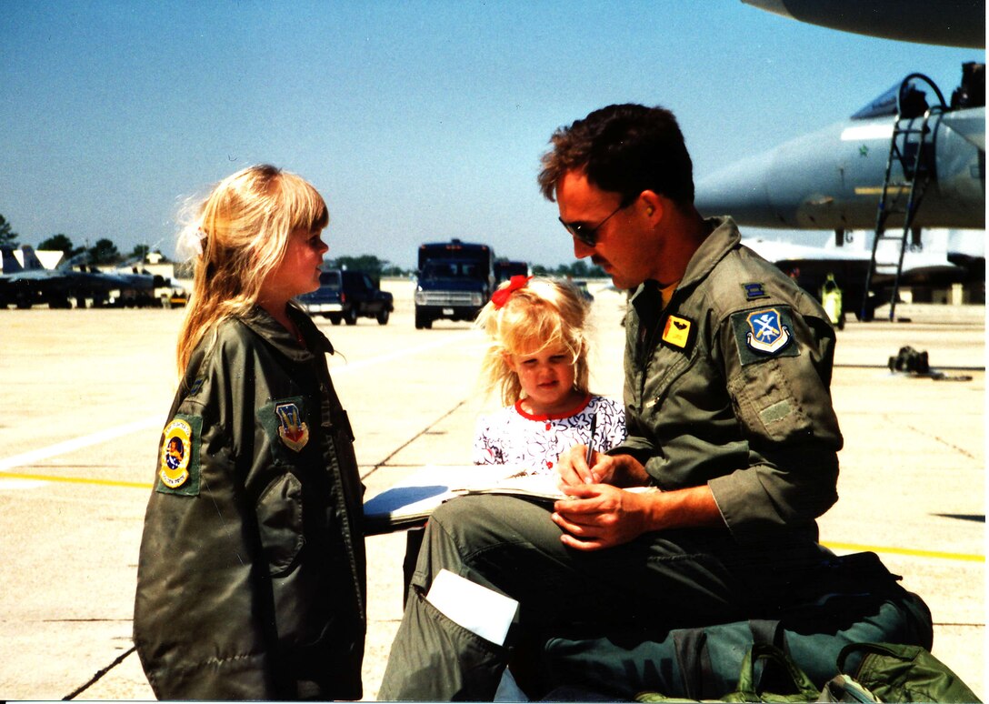 A family photo of Capt. Kristin Wolfe