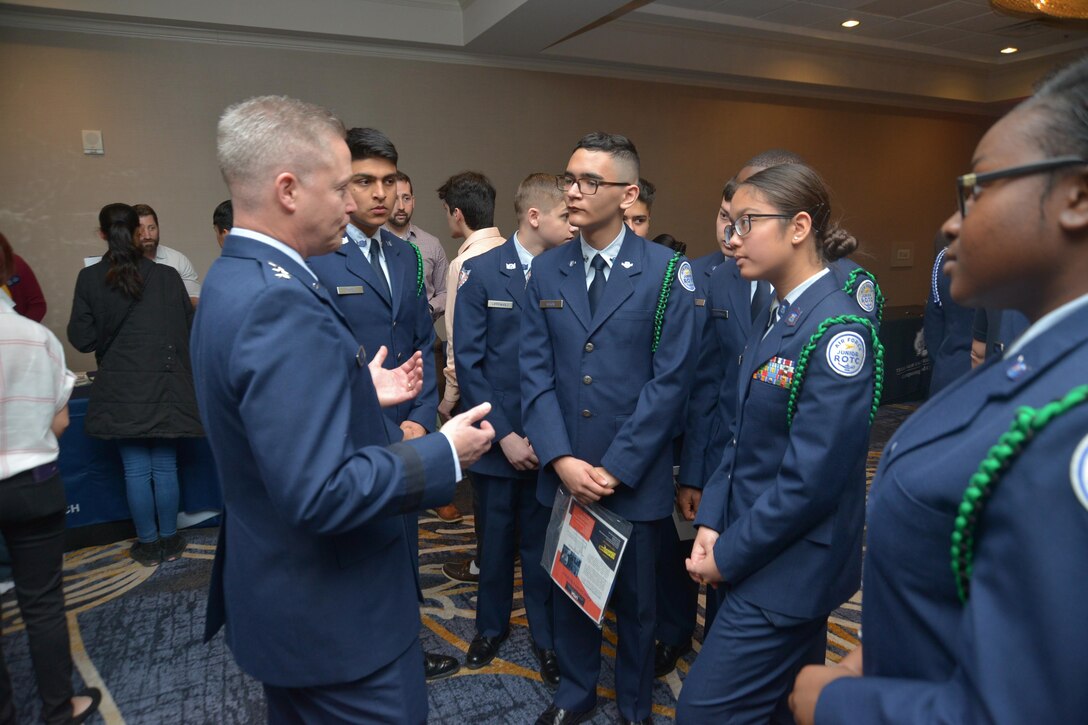 Sixteenth Air Force participates in San Antonio Mayor's CyberCup College Fair