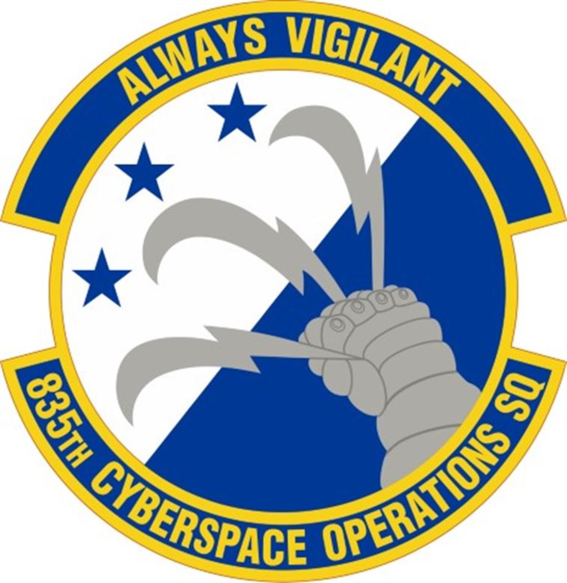 835th Cyberspace Operations Squadron Shield