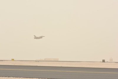 An F-16 Fighting Falcon with the 555th Fighter Squadron, also known as the “world famous, highly-respected” Triple Nickel, takes off at Al Udeid Air Base, Qatar on Feb. 26,  2020. While deployed to AUAB, the Triple Nickel flew more than 840 sorties and nearly 5,000 hours in less than 120 days, directly supporting combat operations for Operations Spartan Shield and Inherent Resolve. (U.S. Air Force photo by Tech. Sgt. John Wilkes)