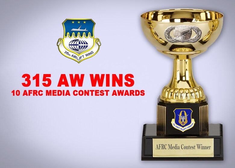 315 AW wins 10 AFRC media contest awards