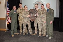 Award winners pose for a photo.