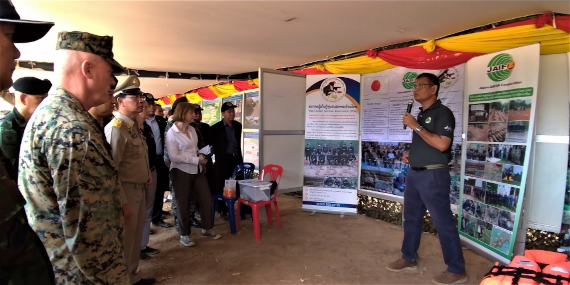 Royal Thai, US Forces Commemorate Landmine Reduction Operations with Unexploded Ordnance Destruction