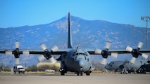 EC-130H taxis down flight line