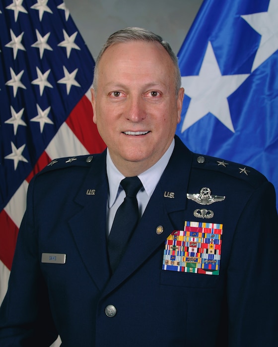 This is the official portrait of retired Maj Gen Walter Sams.