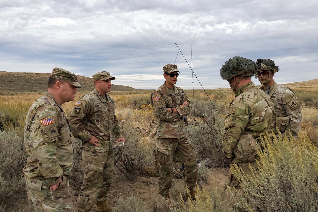 Radio operators gather in desert.