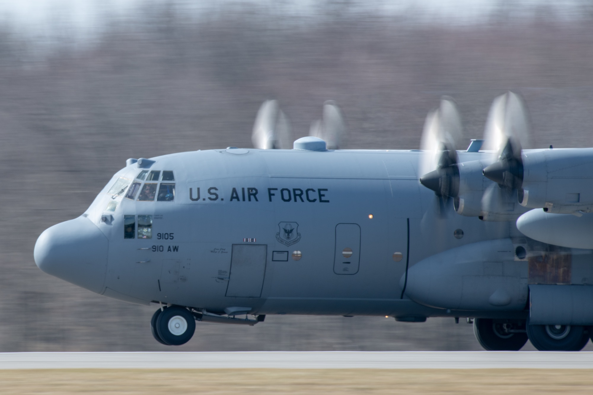 Three C-130H Hercules aircraft took off from YARS for a local training flight March 5, 2020.