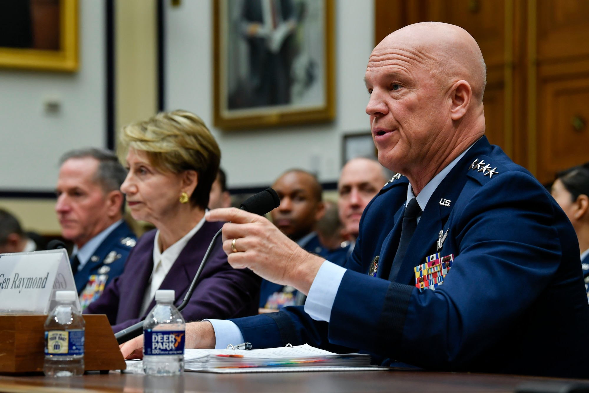 Chief of Space Operations Gen. John W. Raymond testifies before the House Armed Services Committee in Washington, D.C., March 4, 2020. (U.S. Air Force photo by Wayne Clark)