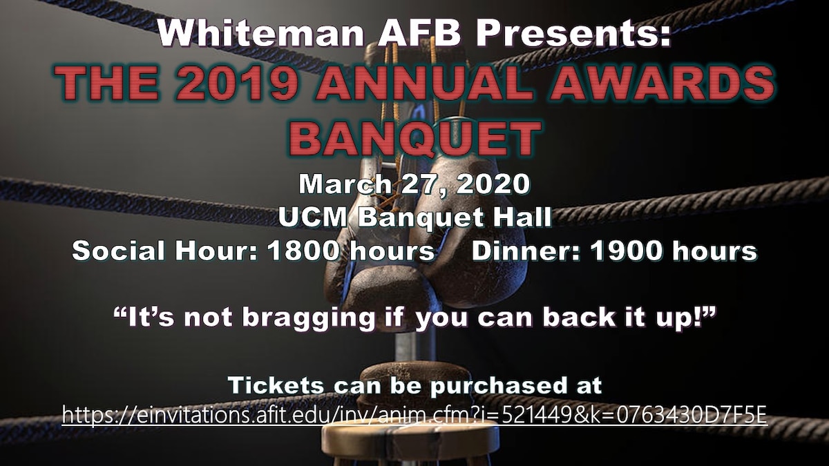 UPDATE: Whiteman Annual Awards Ceremony Cancelled > Whiteman Air Force Base  > Article Display