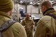 Gen. John E. Hyten, Vice Chairman of the Joint Chiefs of Staff, talks to Airmen from the 354th Fighter Wing at Eielson Air Force Base, Alaska, March 2, 2020. Hyten also visited with junior enlisted and base leadership to receive a better understanding of Eielson’s mission. (U.S. Air Force photo by Senior Airman Beaux Hebert)