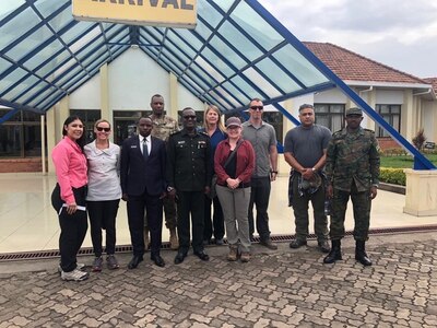 CJTF-HOA’s 411th CA, RDF assess health practices at Rwandan border posts