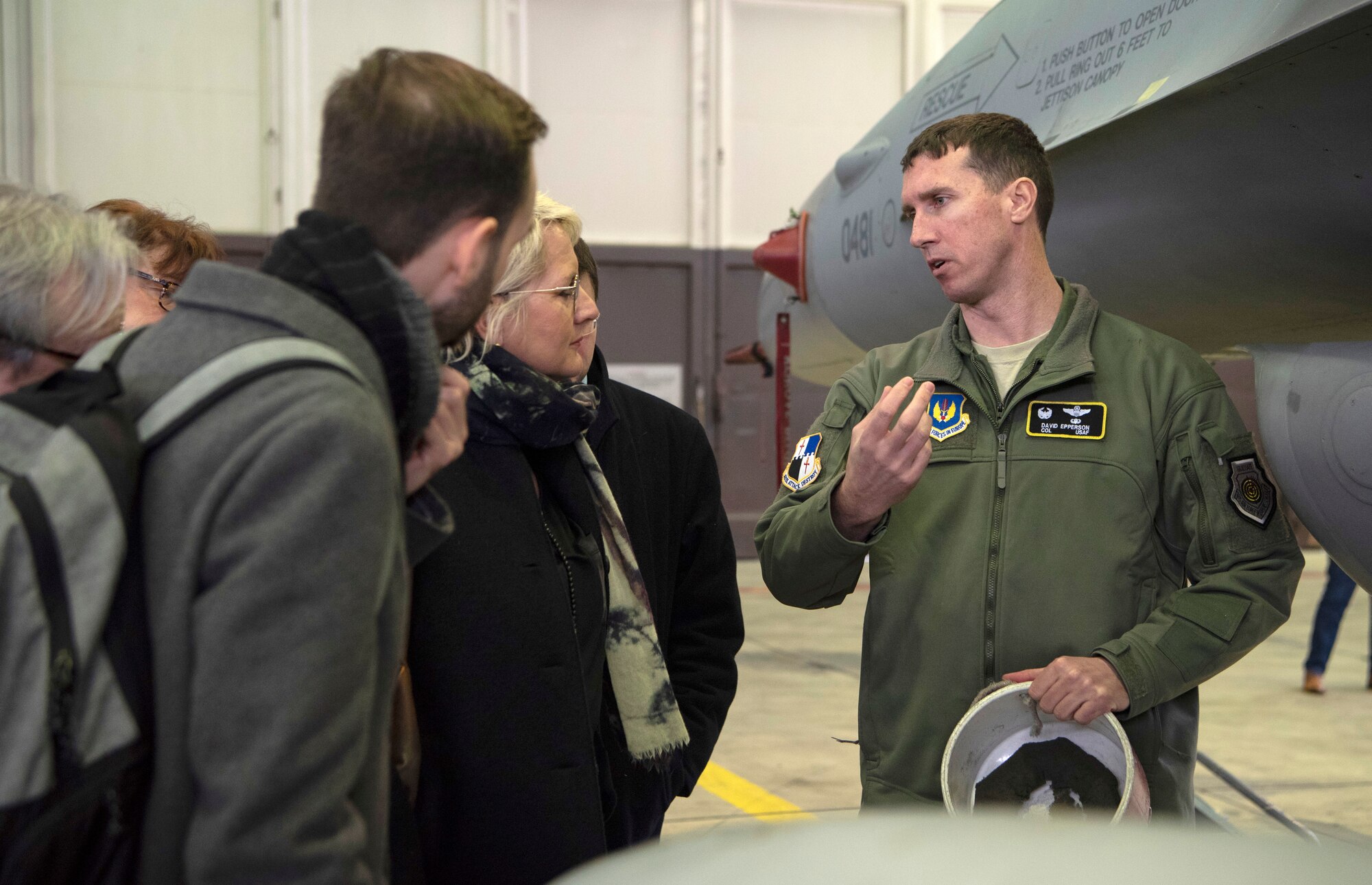 Saarland parliamentarians visit Spangdahlem Air Base