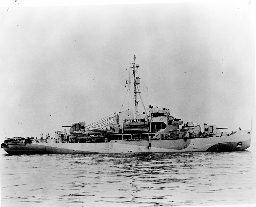 A scan of a photo of USCGC Eastwind