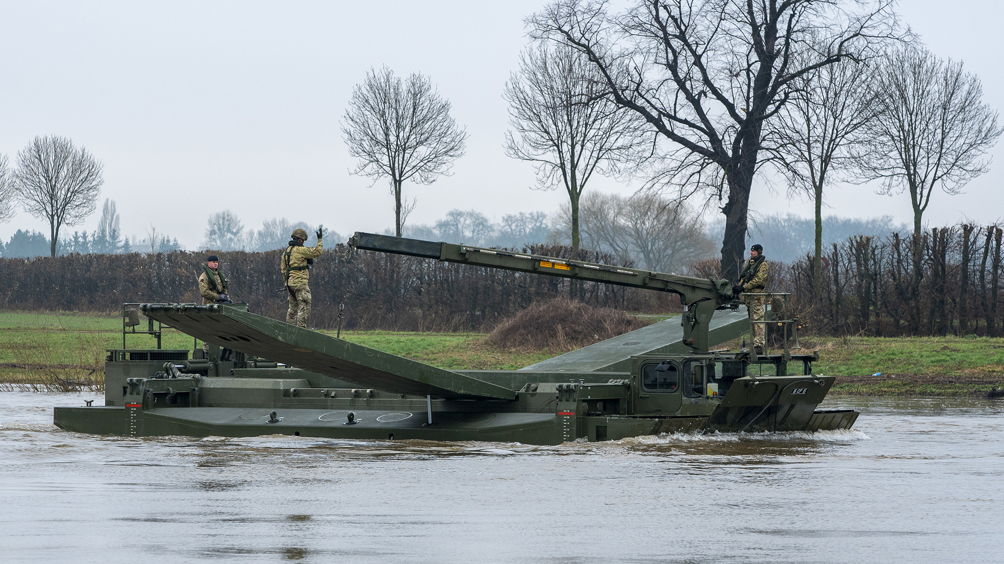Nato Troops Rehearse River Crossing Drills Ahead Of Defender Europe 20