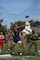 U.S. Marine 1st Sgt. Michael Landry, with 1st Law Enforcement Battalion, I Marine Expeditionary Force Information Group, I Marine Expeditionary Force, throws a discus during the 2020 Marine Corps Trials competition at Marine Corps Base Camp Pendleton, California, March 5, 2020. The Marine Corps Trials promotes rehabilitation through adaptive sports participation for recovering service members and veterans all over the world.