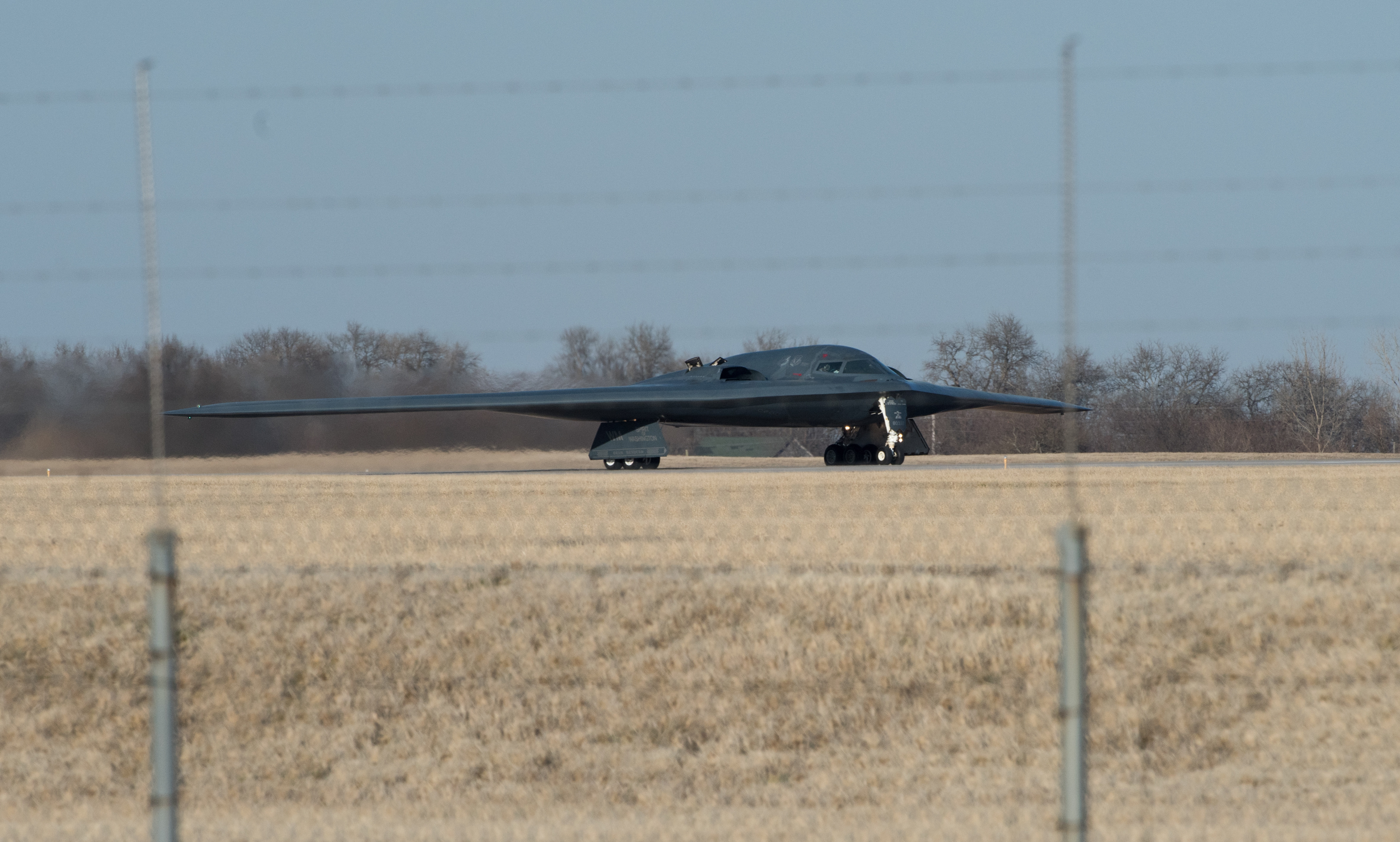 B2 Spirit takes off from Whiteman AFB