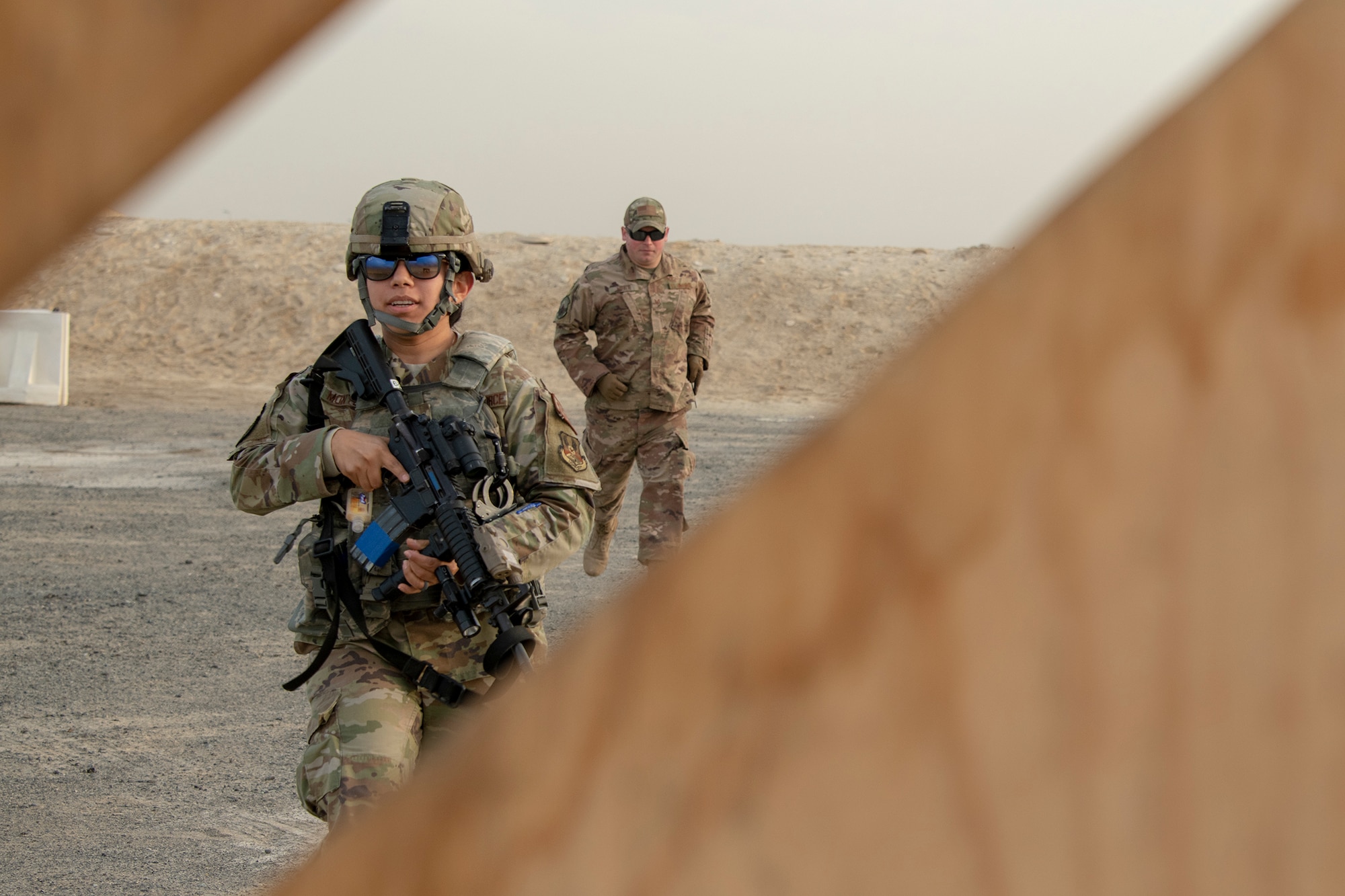 SFS members conduct Shoot, Move and Communicate training at Al Dhafra