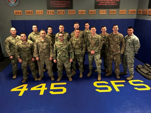 Sixteen Reservists assigned to the 445th Security Forces Squadron learned advanced combat, firing and driving tactics from Navy SEALs at Melrose Air Force Range, New Mexico.