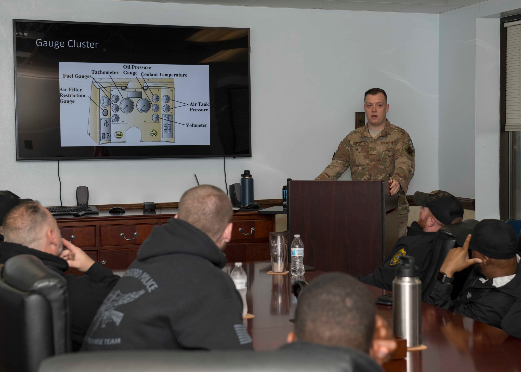 4th SFS Provides Goldsboro Police Department with MRAP Training, Build Relationship