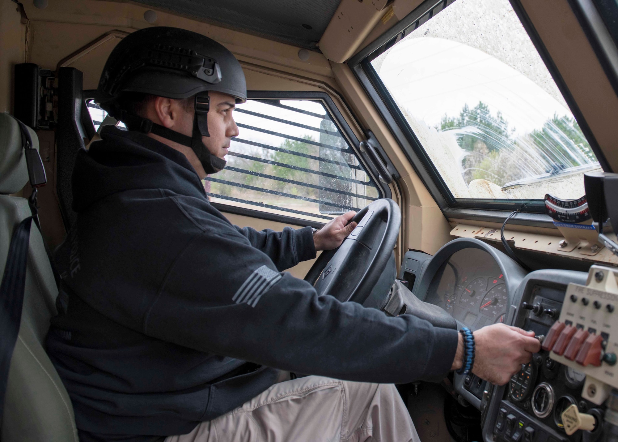 4th SFS Provides Goldsboro Police Department with MRAP Training, Build Relationship
