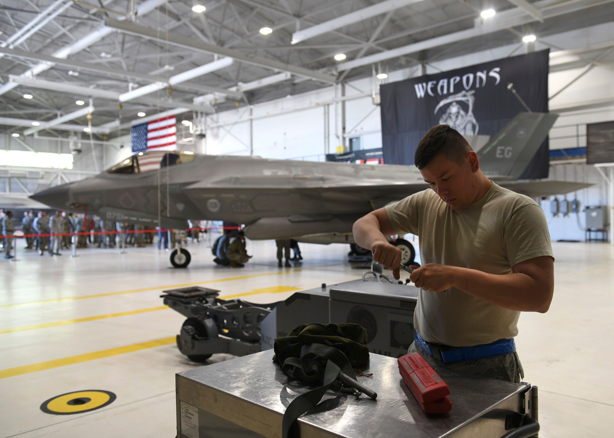 33rd FW weapons load competition.