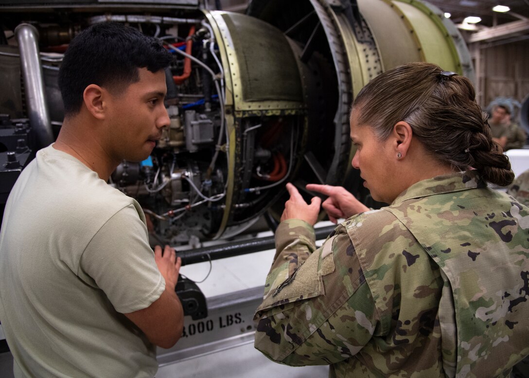 Brig. Gen. Linda Hurry, HAF A4, visits Sheppard AFB