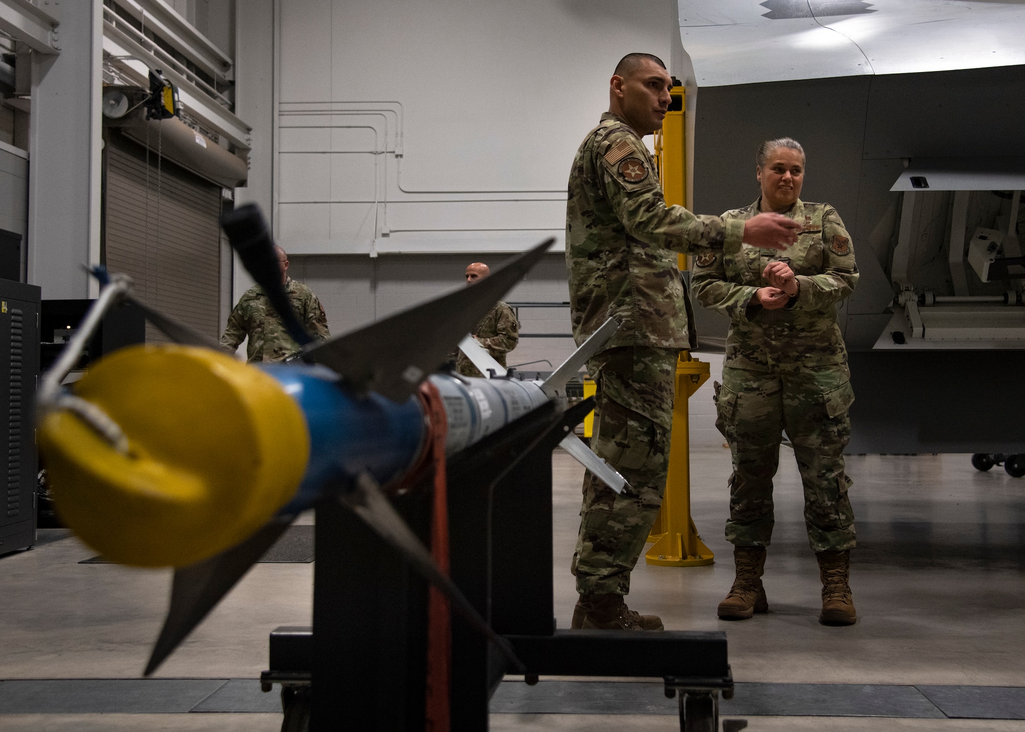 Brig. Gen. Linda Hurry, HAF A4, visits Sheppard AFB