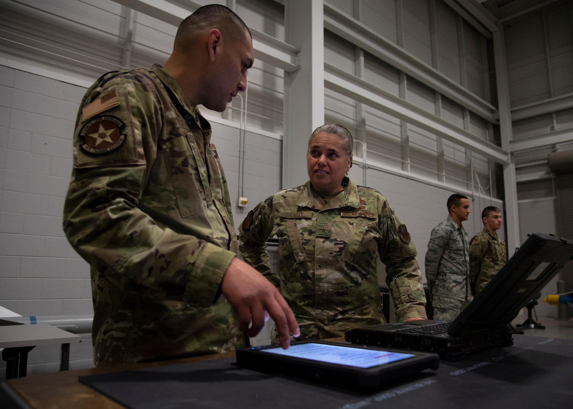 Brig. Gen. Linda Hurry, HAF A4, visits Sheppard AFB