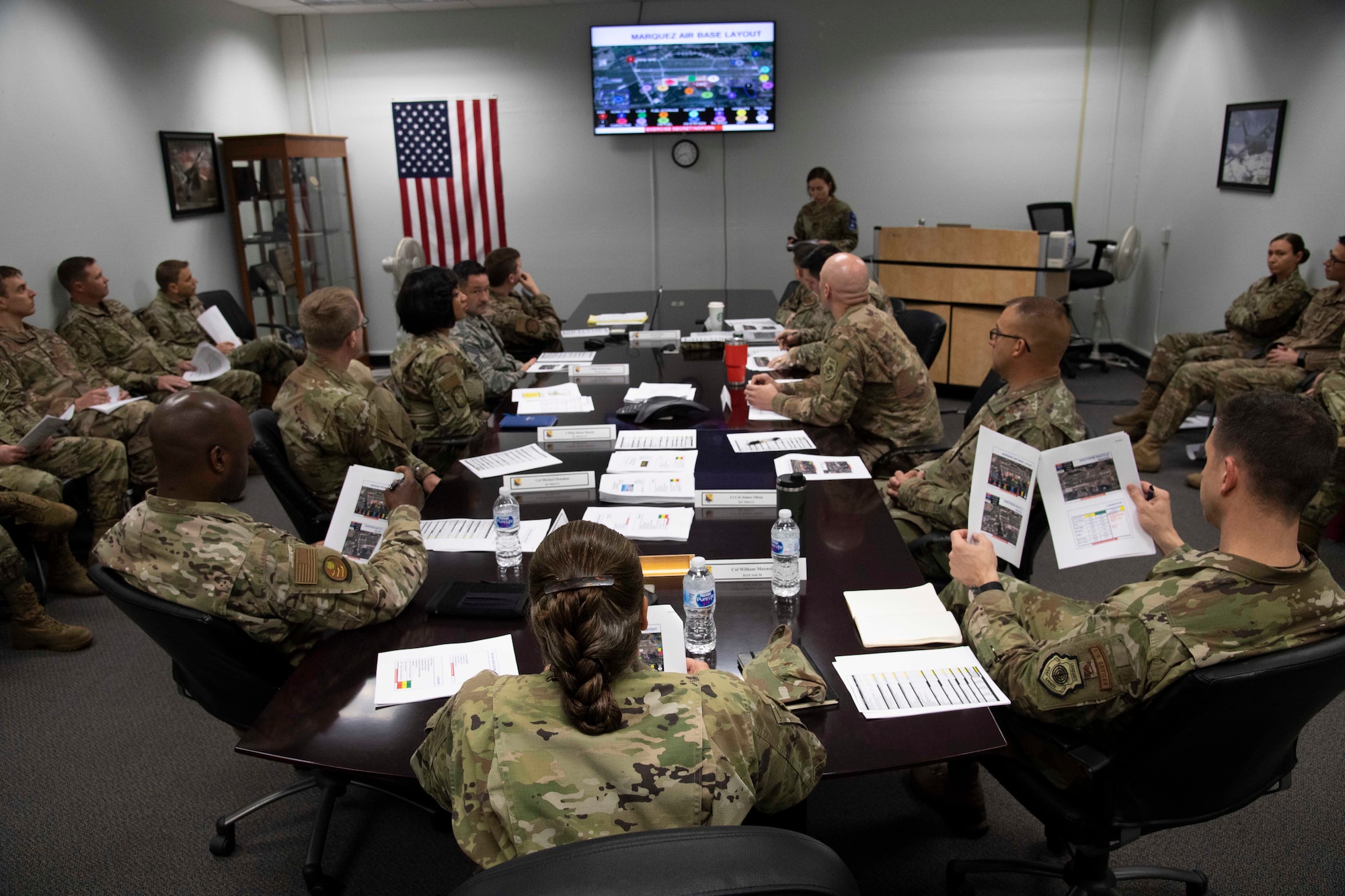 Brig. Gen. Linda Hurry, HAF A4, visits Sheppard AFB