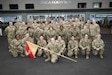 Family and friends gathered to bid farewell to approximately 50 U.S. Army Reserve Soldiers of Detachment 1, 654th Regional Support Group, 364th Sustainment Command (Expeditionary), at a send-off ceremony at CenturyLink Field Event Center, March 6, 2020. DET 1, led by Maj. Thomas Boler, a native of Vancouver, Washington, will deploy to the Middle East in support of Operation Spartan Shield, providing base life support for units rotating through the United States Central Command area of operation. The 654th RSG, headquartered in Tacoma, Washington, deploys to provide base camp sustainment and area security in support of unified land operations. (Photo by U.S. Army Reserve Sgt. Christian Dizon, Unit Public Affairs Representative, 477th Transportation Company)