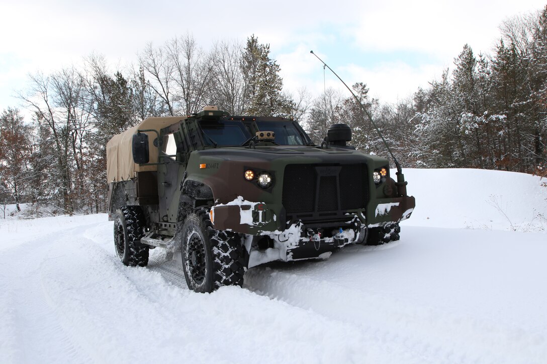 The 3rd Brigade, 94th Training Division – Force Sustainment leads the training for Army Reserve, National Guard, active-duty, and Civilian personnel on the military’s newest tactical vehicle: the Joint Light Tactical Vehicle. The JLTV is approximately two-thirds lighter, offers greater speed over terrain, and better fuel efficiency than the Humvee, the Army's current tactical vehicle.