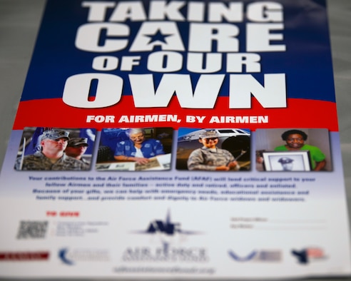 Photo of an Air Force Assistance Fund flyer