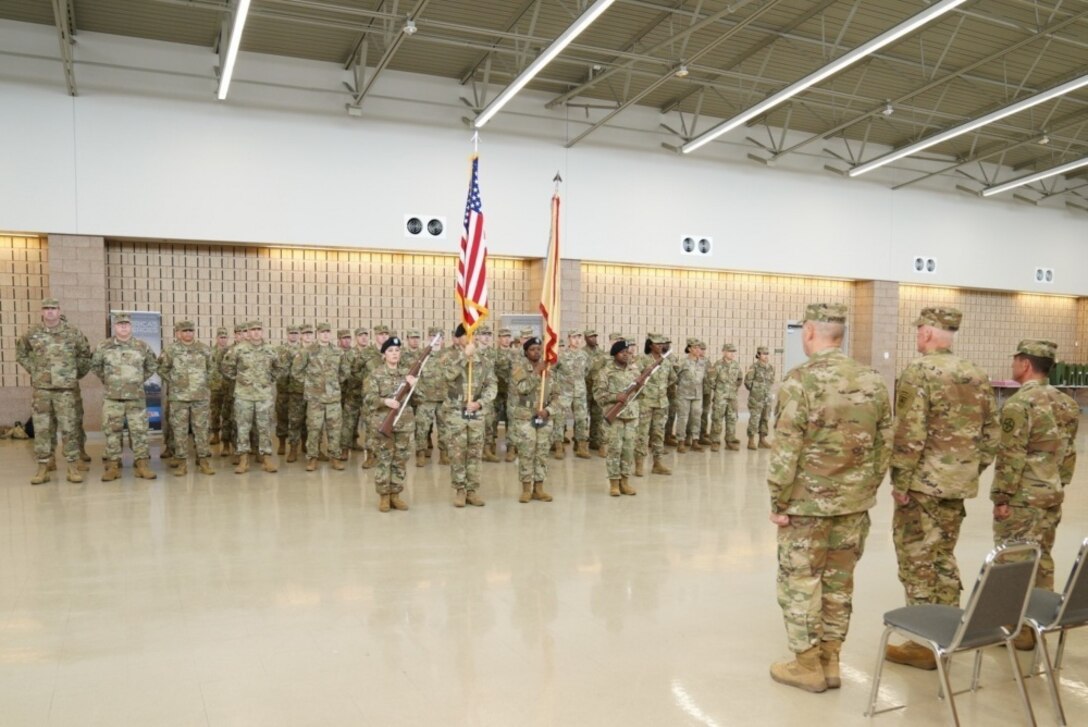 U.S. Army Reserve Brig. Gen. Stuart Werner, a native of Manchester, Pennsylvania, assumes command of 364th Sustainment Command (Expeditionary) in a ceremony held on Mar. 8 in Marysville, Washington. The brief ceremony was officiated by Maj. Gen. Eugene LeBoeuf, commanding general of 79th Theater Sustainment Command, with Col. Vince Rice, deputy commander of the 364th ESC, standing in place of outgoing commander, Brig. Gen. Vincent E. Buggs. The 364th ESC has approximately 4,000 U.S. Army Reserve Soldiers and includes two Regional Support Groups and one Sustainment Brigade that comprise a total of 40 units and spans six states and two time zones in the northwestern portion of the United States. (Photo by U.S. Army Reserve Sgt. Christian Dizon, 477th Transportation Company)