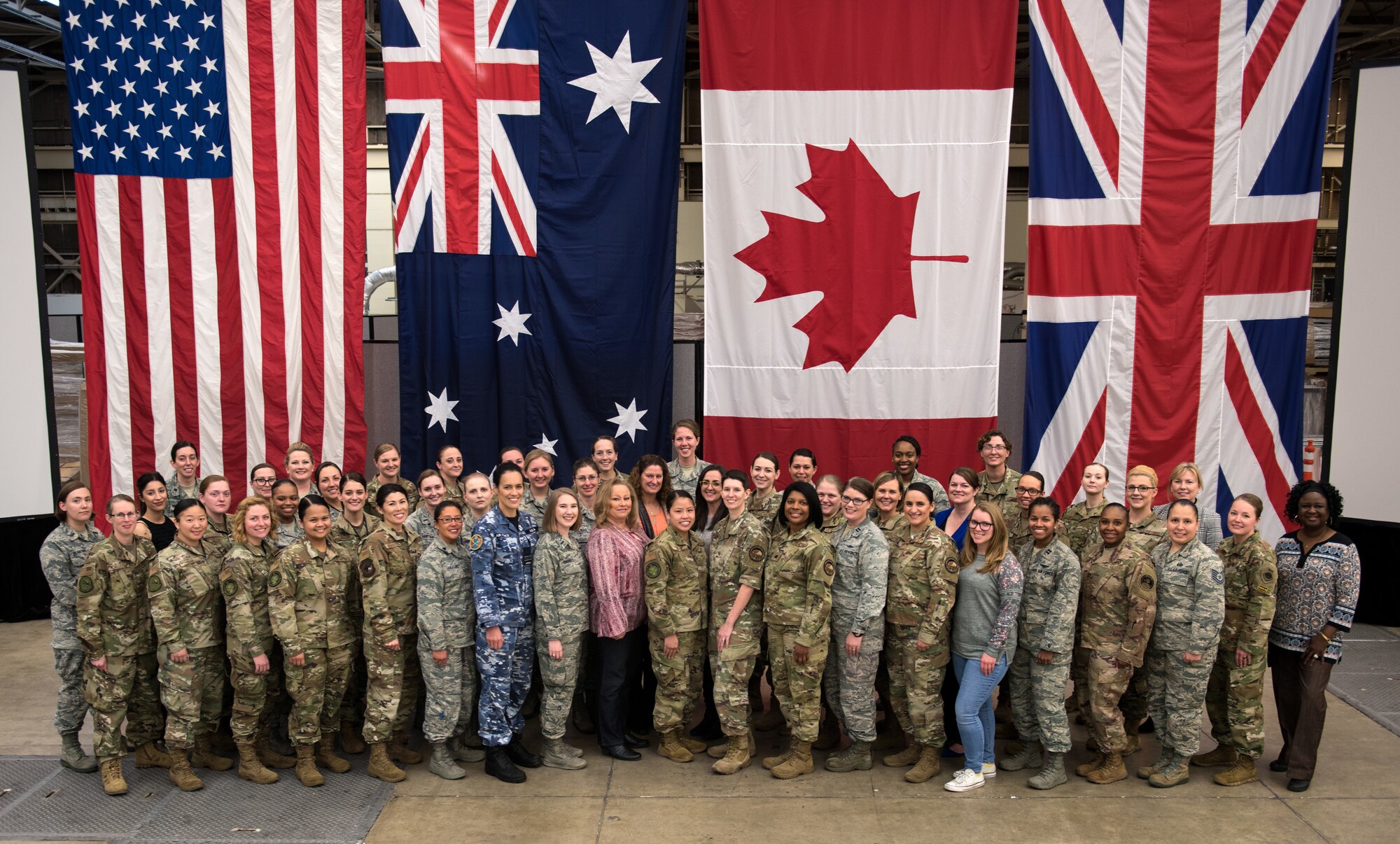 Group photo of CSpOC women