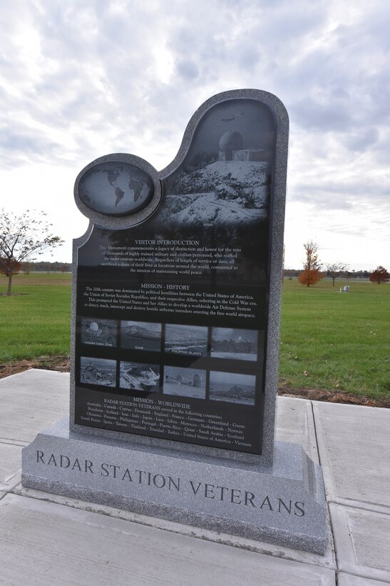 Radar Station Veterans memorial at the National Museum of the U.S. Air Force. (U.S. Air Force photo)