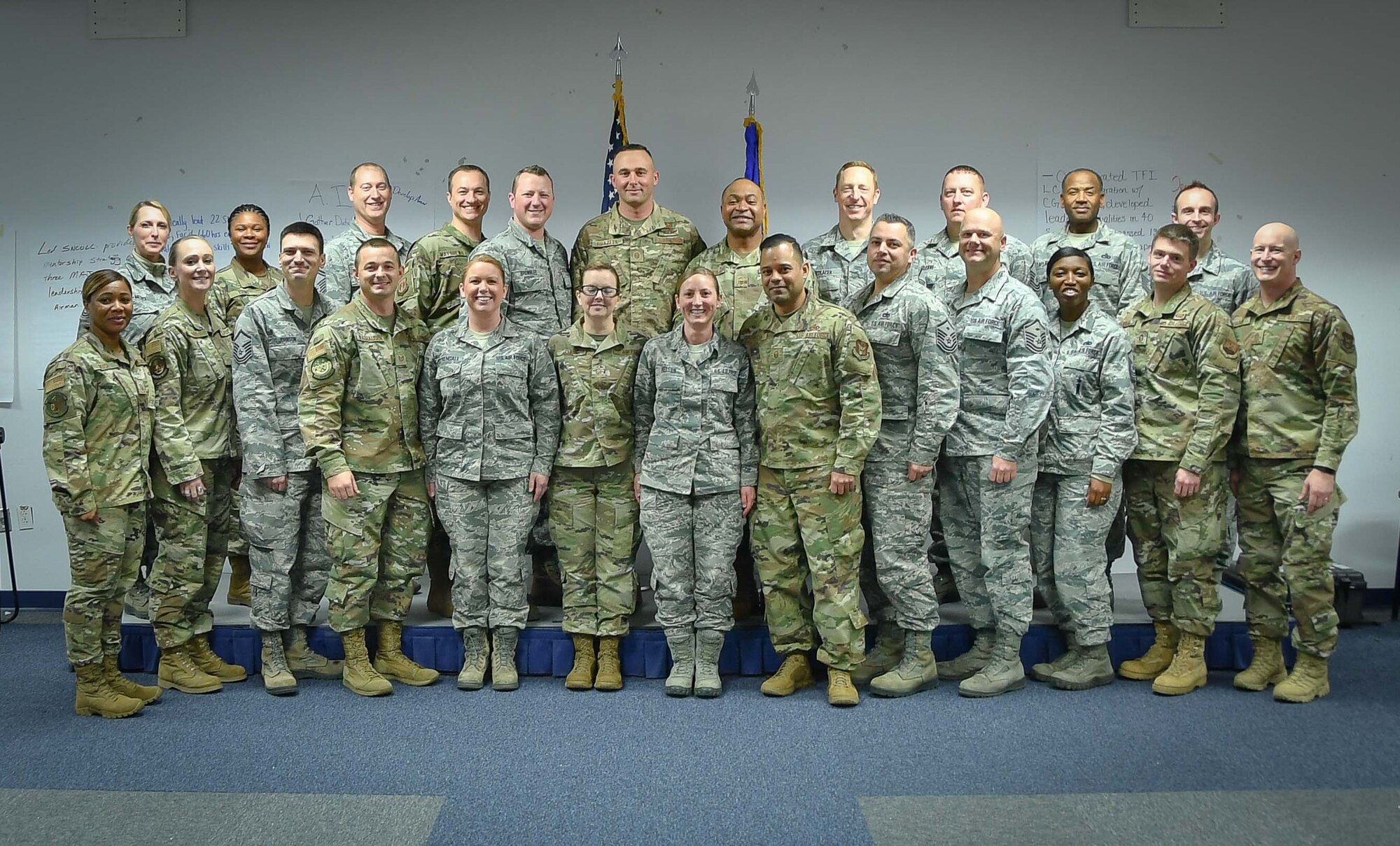 Reserve Citizen Airmen from the 301st Fighter Wing Force Support Squadron assigned here hosted leadership development courses for senior non-commissioned officers from various units February 10 - 14. All three courses focused on various aspects of leadership including management, team-building, and resiliency. (U.S. Air Force photo by Jeremy Roman)