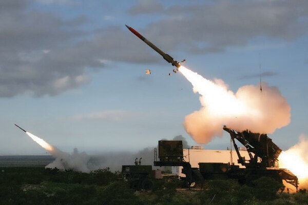 Missiles launch.