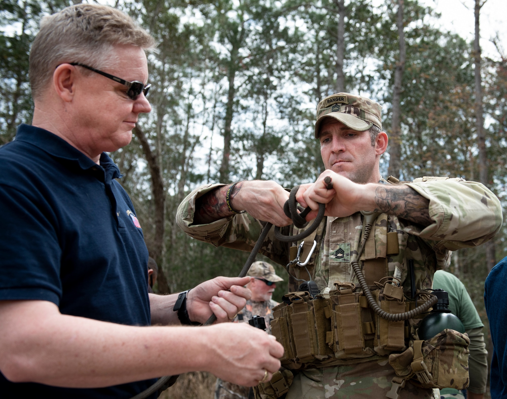 Lead the way Rangers community leaders take swamp tour Air