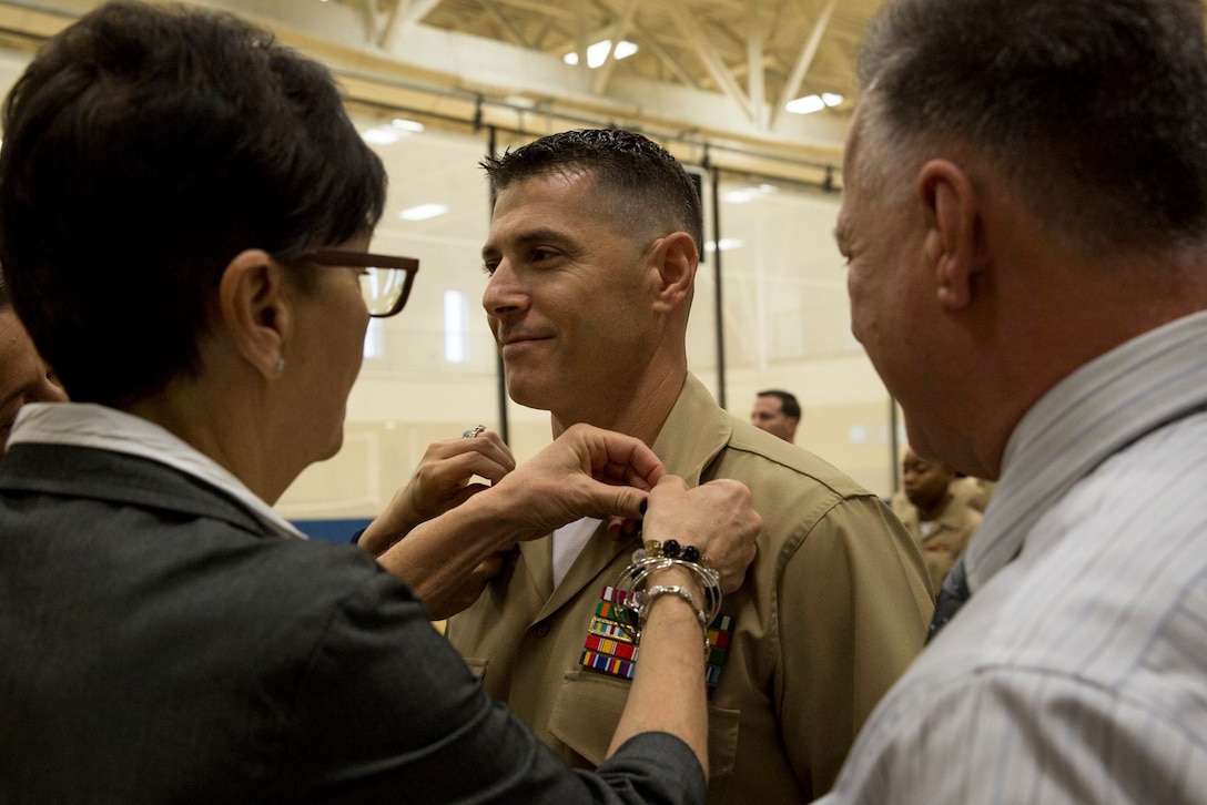 Congratulations to newly promoted LtCol James Argentina. We thank you and your family for your selfless service to MARFORSOUTH and the U.S. Marine Corps.