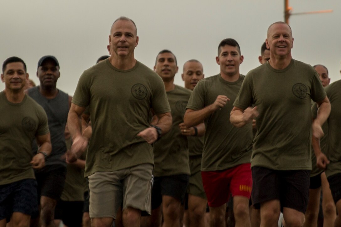 MARFORSOUTH Marines hosted a commemorative run in honor of the 75th anniversary of the Battle of Iwo Jima in Miami.