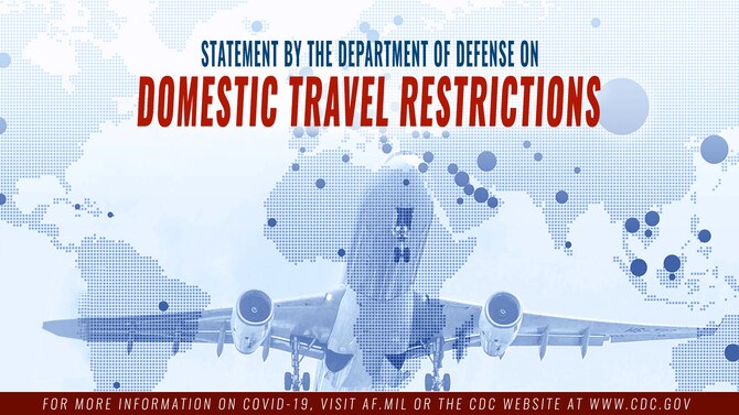 Domestic travel restrictions graphic