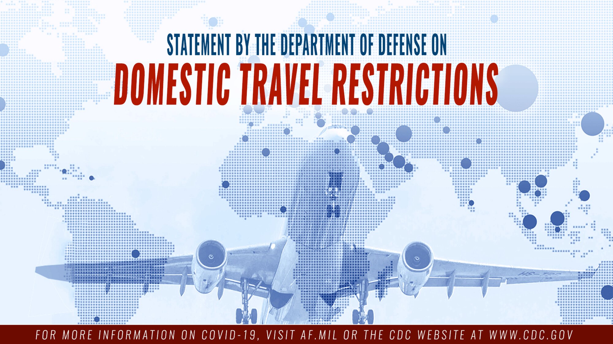 Domestic travel restrictions graphic