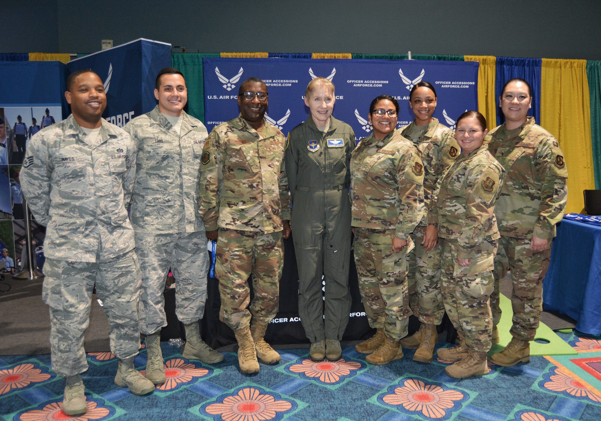 Air Force inspires attendees at Women in Aviation International’s 31st conference with multiple speakers and exhibits