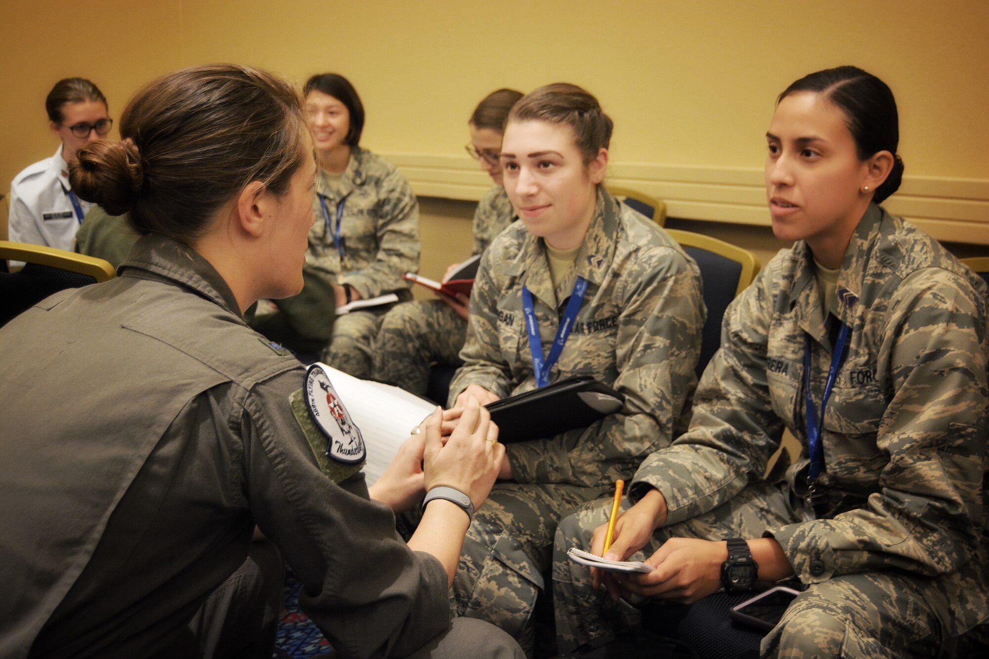 Air Force inspires attendees at Women in Aviation International’s 31st conference with multiple speakers and exhibits