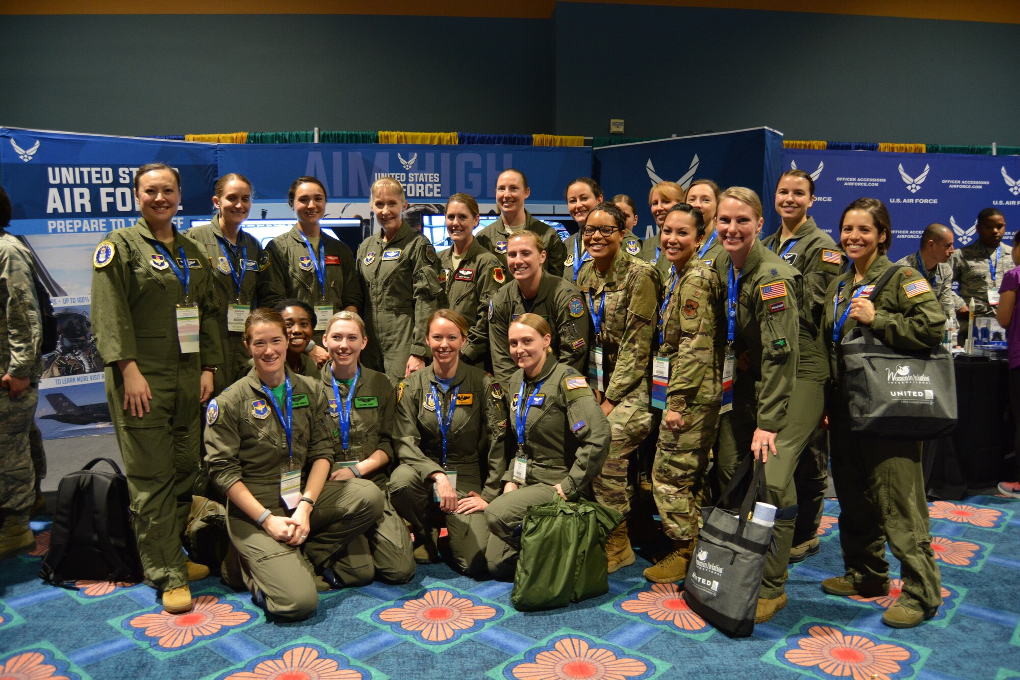 Air Force inspires attendees at Women in Aviation International’s 31st conference with multiple speakers and exhibits